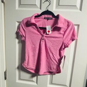 Women crop Polo Shirt